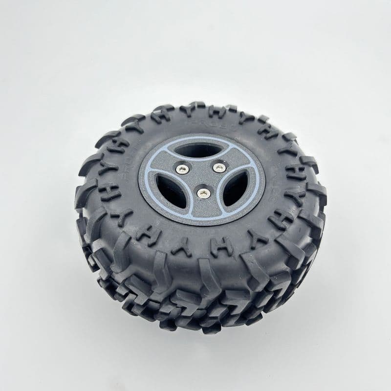 125mm Heavy Duty High Density RC Rubber Wheel With Flange for 6mm Shaft Motors - View 3