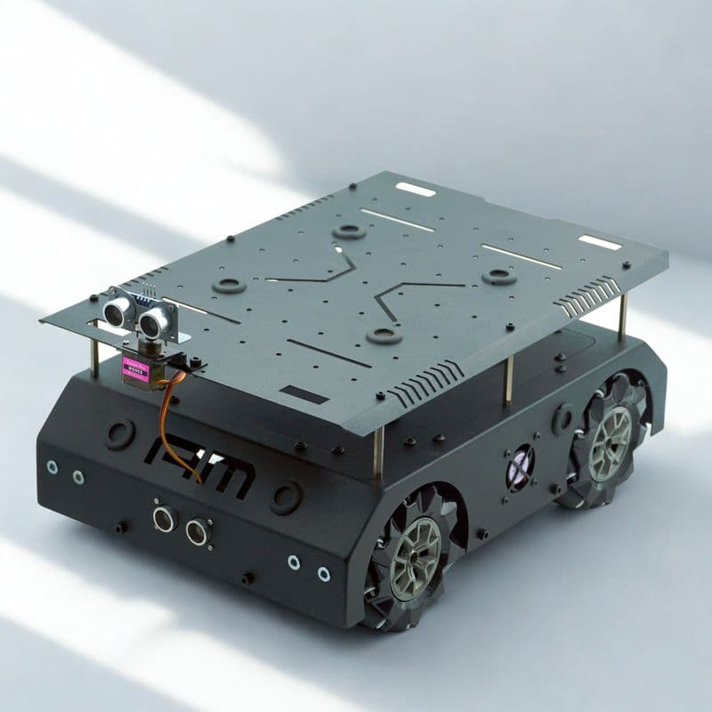 AM Robotics 97mm Mecanum Wheel DIY with 360° Omnidirectional Wheel Chassis Kit DIY Intelligent RC Robot Car Chassis DIY Learning Kit - View 1