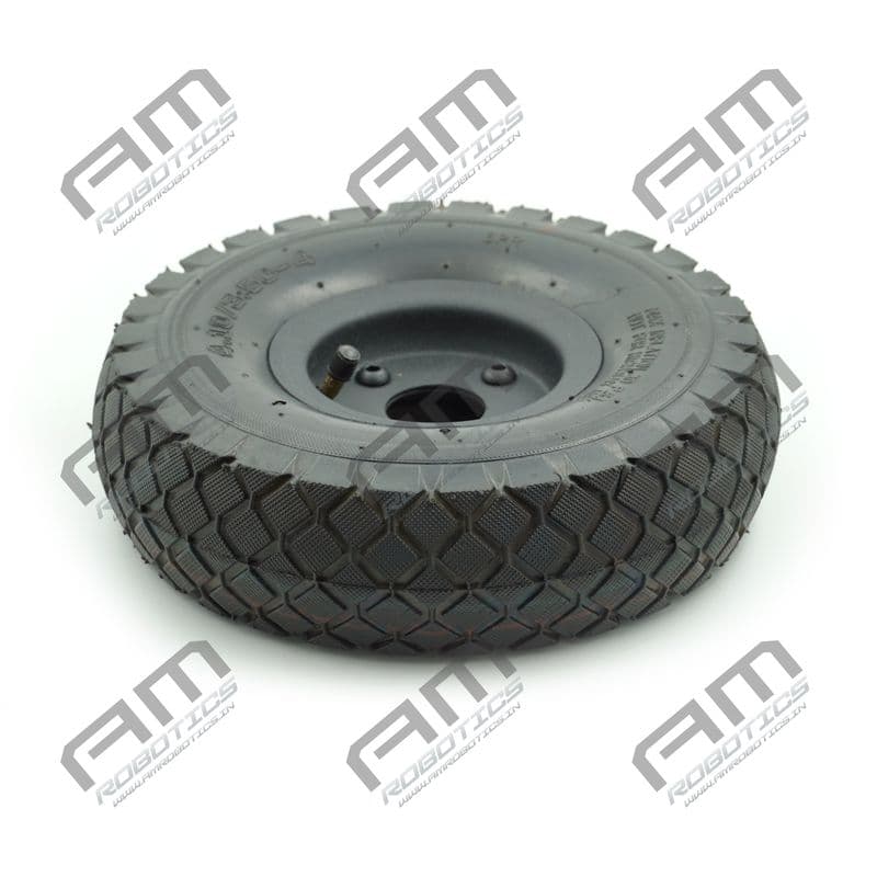 Am Robotics Heavy-Duty 10 Inch Pneumatic Wheel for Robotics & Industrial Applications - View 2