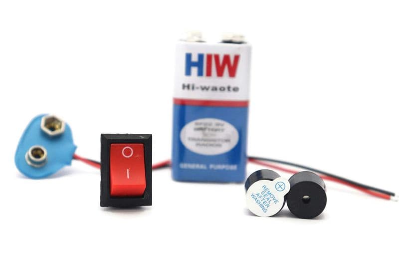 5v buzzer,battery,battery cap,switch - View 1
