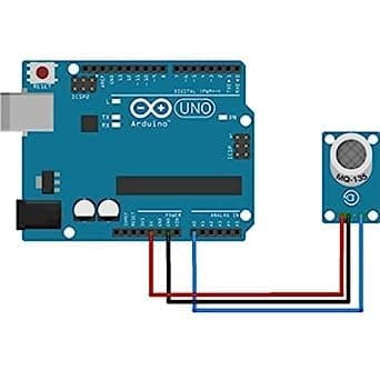 MQ-135 Air Quality and Hazardous Gas Detection Sensor Alarm Module - View 2