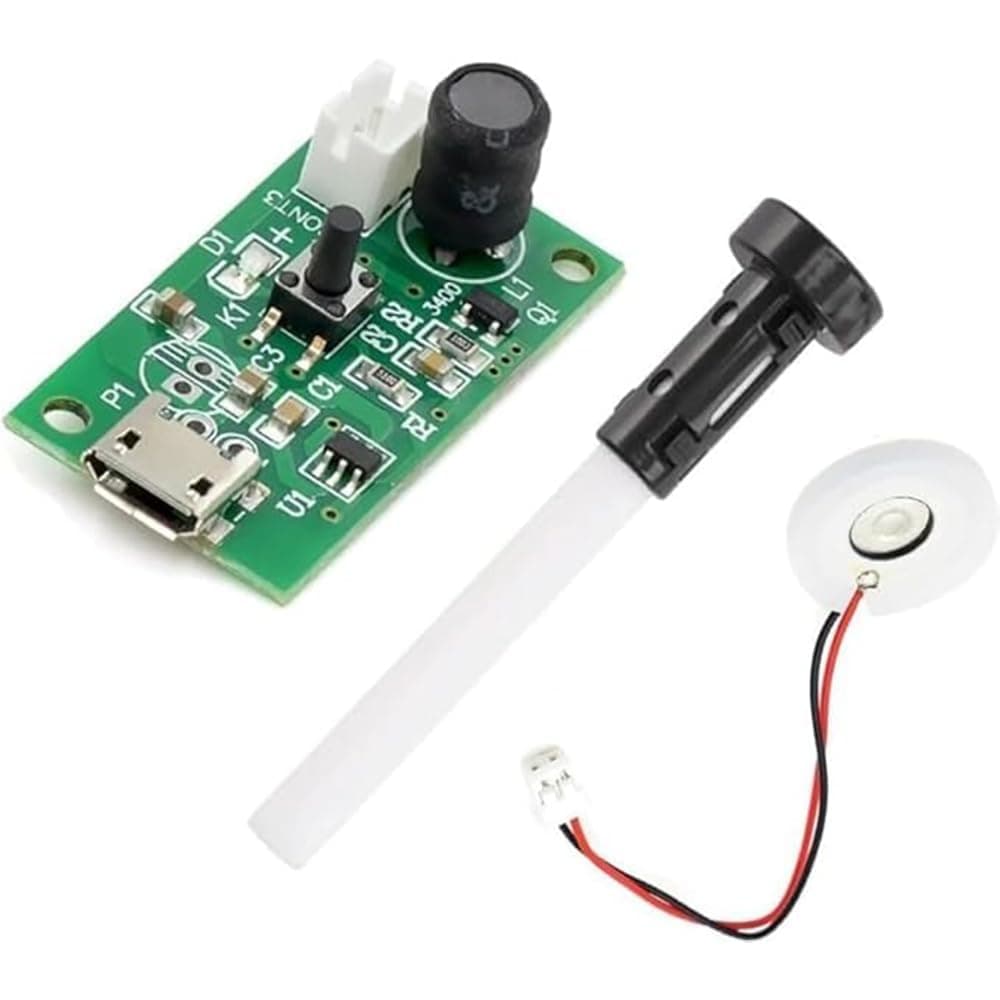 USB Ultrasonic Mist Maker DIY Kit for Moisture Atomization, Aroma Diffuser, and Electronic DIY Projects - View 1