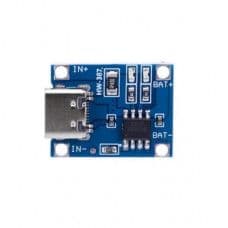 TP4056 1A Li-Ion Battery Charging Board Type C Connector with Current Protection - View 1