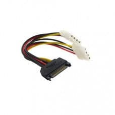 SATA 15P Male to Double 4Pin Power Lines About 20CM - View 1