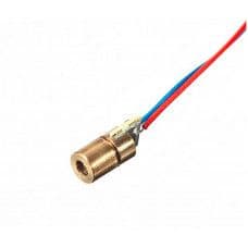 Laser Diode - Red - 650nm - 5V - 6mm - 50mW - View 1