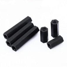 M3x6MM Female to Female Nylon Hex Spacer - 10 Pieces pack - View 1