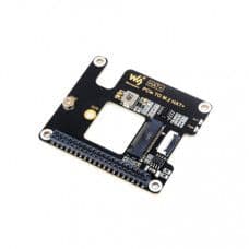 Waveshare PCIe To M.2 Adapter for Raspberry Pi 5, Supports NVMe Protocol M.2 Solid State Drive, High-speed Reading/Writing, HAT + Standard - View 1