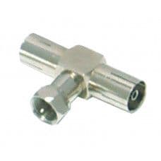 MX T Type Connector F Male Plug To MX 2 RF Female Socket Connector (MX-1591) - View 1