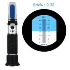 Portable Handheld 0-32% Sugar Meter Beer Refractometer with Plastic Box - View 1