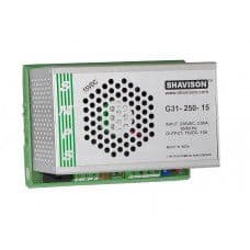 G31-250-15 Shavison SMPS - 15V 15A - 225W DIN Rail Mountable Metal Power Supply - View 1
