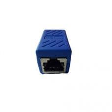 Blue RJ45 Female To Female CAT6 Network Ethernet LAN Connector Adapter - View 1