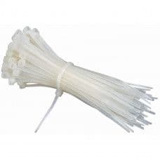 150mm - Cable Tie Pack - White - 10 Pieces Pack - View 1
