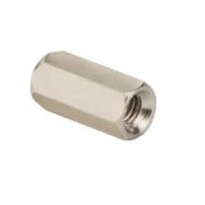 M4x5mm Female to Female Nickel Plated Brass Hex Standoff Spacer - 5 Pieces pack - View 1