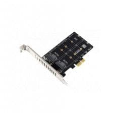 Waveshare PCIe X1 to 2-ch M.2 SATA 6Gbps Expander, JMB582 control chip - View 1