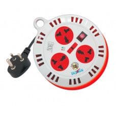 MX 3 Outlet Universal Spike Protector with Autodetect Wire Connector with Fuse & Single Switch EMI / RFI Noise Filter 3 Pin Cord 5 Meter without Shutter (MX-1158A) - View 1