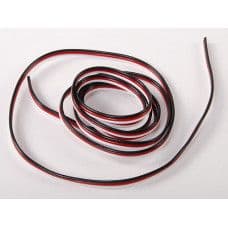 Flat 22AWG Servo Wire 1mtr R-B-W - View 1
