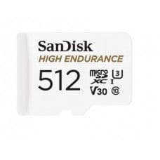 SanDisk V30 512GB High Endurance Video MicroSDHC Card with Adapter - View 1
