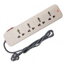MX 4 Outlet Universal Power Strip 5 Amp with Power Indicator and Circuit Breaker Switch 1.5 Meter (MX-3425) - View 1