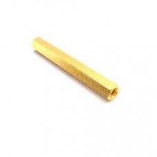 M4 X 40mm Female to Female Brass Hex Threaded Pillar Standoff Spacer - 2 Pieces pack - View 1