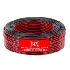 MX High Performance Speaker Cable Red and Black 65 Wire OD 3.6mm x 7.2mm - 50 Meter Coil (MX-3978) - View 1