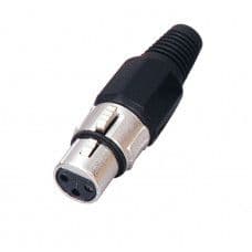 MX XLR 3 Pin Micro Phone Extension Female Socket Connector Fancy Type (MX-860) - View 1
