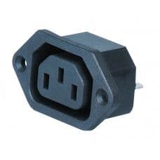 MX AC Female For Computer Power Supply Cord Panel Mounting (MX-3192) - View 1