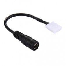DC Connector to 2pin 10mm Free Welding Connector 5.5 x 2.1mm Jack Cable Wires Adapters for Single Color LED Strip - View 1