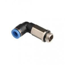 PU CONNECTOR PLL 06-03 (6mm OD X 3/8 BSPT Male Extended Elbow) - View 1