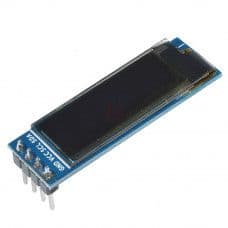 2.32 cm (0.91 inch) I2C/IIC 128x32 OLED Display Module - Blue - View 1