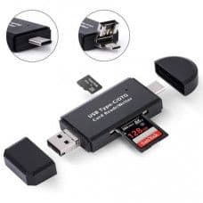 3-in-1 USB Type-C-OTG Card Reader - View 1