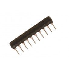 3.3K ohm 10 Pin Resistor Network - SIP - View 1