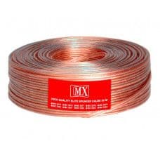 MX High Performance Speaker Cable Transparent 21 Wire OD 2.5mm x 5mm 50 Meter Coil (MX-3981) - View 1