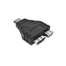 POWER ESATA TO ESATA+USB adapter - View 1