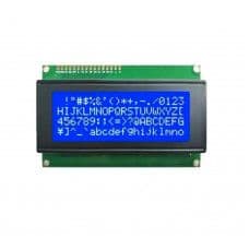 20X4 Character Y-B LCD Display Module - View 1