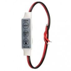 5-24V MINI 3Key LED Controller with Red+Black Cable - View 1