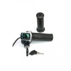 24V LCD digital throttle with key with the speed mileage display - View 1