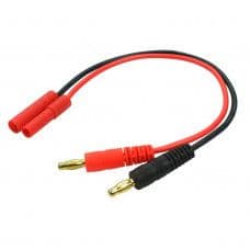 Safeconnect HXT 4MM to Banana Plug Charge Lead Adapter - View 1