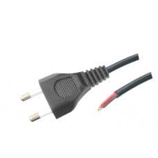 MX 2 Pin Mains Cord 1.8 Meters 14/38 Inch SWG (MX-217) - View 1
