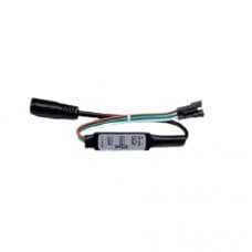5-24V MINI 3Key LED Controller for WS2811 WS2812B LED Light Strip with Black DC Jack 5.5*2.1 - View 1