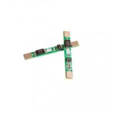 3.7V Lithium Battery Protection Board for Polymer 18650 Bonding Pad (can Spot/Weld) 3A Overcurrent Value - View 1