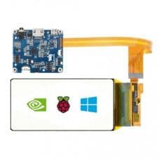 Waveshare 6inch Flexible AMOLED Display, HDMI, 1080x2160, Rounded Corners - View 1