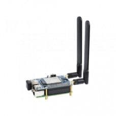 Waveshare EM06-E LTE Cat-6 HAT for Raspberry Pi, Dual Antennas LTE-A, Multi Regions Multi Band, GNSS - View 1