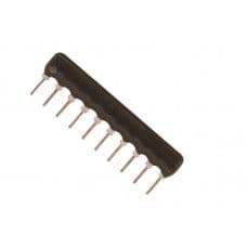 10K ohm 10 Pin Resistor Network - SIP - View 1