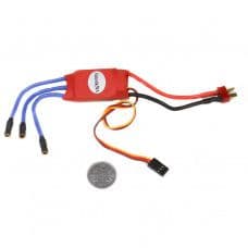 SimonK 30A BLDC ESC Electronic Speed Controller with Connectors - Red Color - View 1