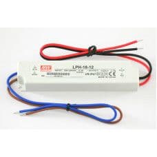 LPH-18-12 Mean Well SMPS - 12V 1.5A 18W Waterproof LED Power Supply - View 1