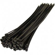 150mm - Cable Tie Pack - Black - 10 Pieces Pack - View 1