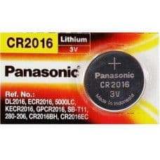 Panasonic CR2016 3V 90mAh Lithium Coin Cell Battery - View 1