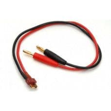 Charge Lead Banana Plugs to T-Connector - View 1