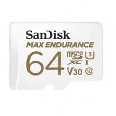 SanDisk V30 64GB MAX Endurance microSDHC Card with Adapter - View 1