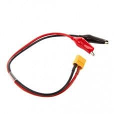 SafeConnect XT-60 Male Connector to Alligator/Crocodile Connector Battery Adapter Cable - View 1